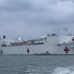 US military medical ship USNS Mercy arrives in central Vietnam